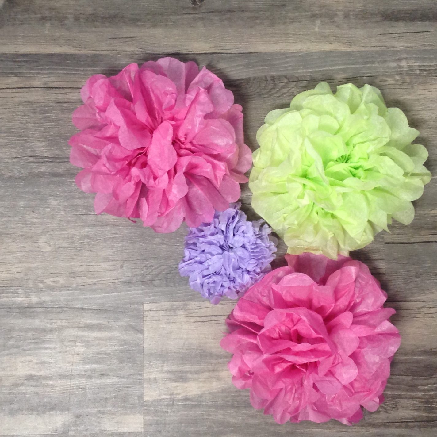 quick and easy tissue paper flower tutorial