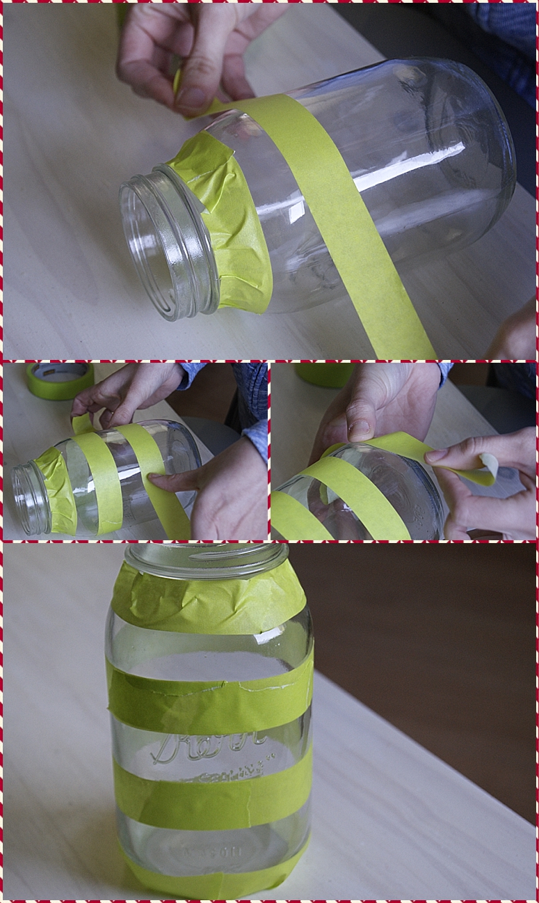 star & stripes mason jars