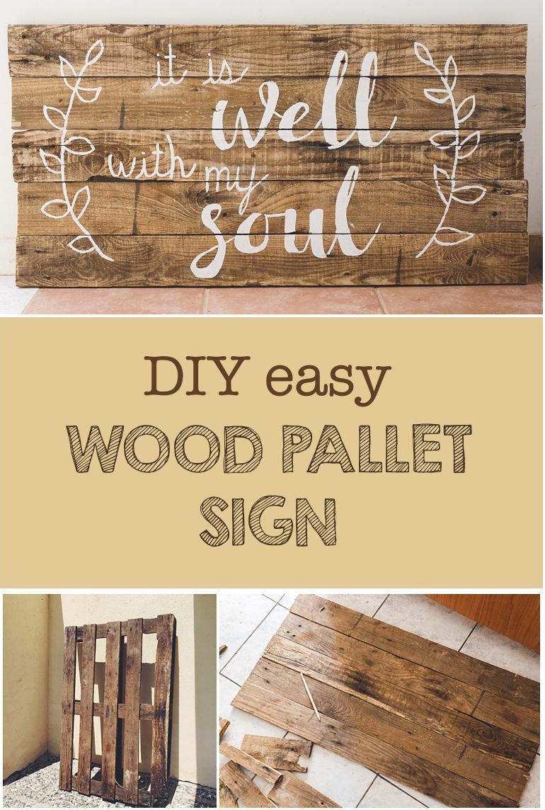 DIY Wood Pallet Sign