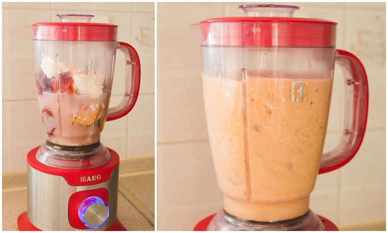 Peaches and Cream Popsicles