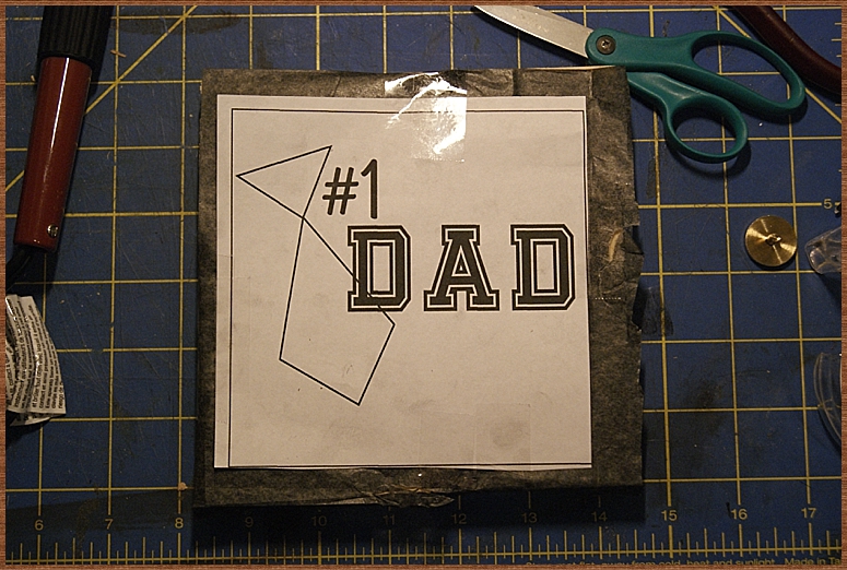 Father's Day Gift - Wood-burned Plaque (free printable!)