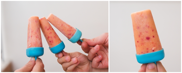 Peaches & Cream Popsicles