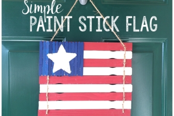 Simple Paint Stick Flag