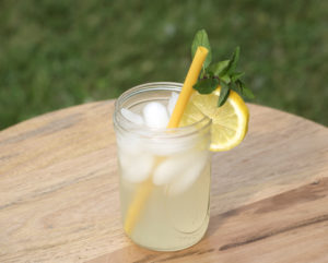 Ginger Mint Lemonade recipe six clever sisters