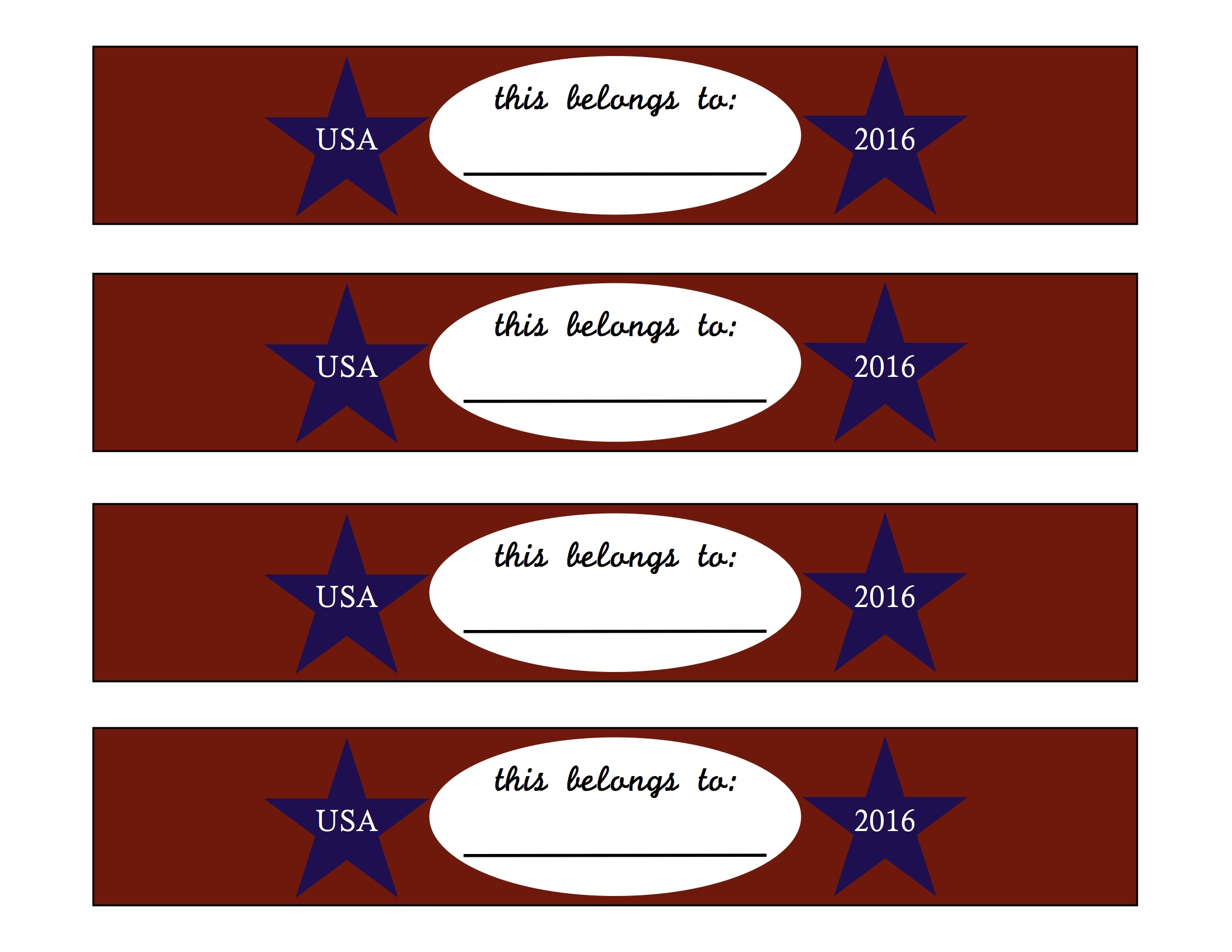 Fourth of July Party Printables