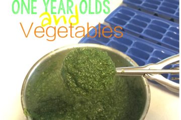 One Year Olds and Vegetables