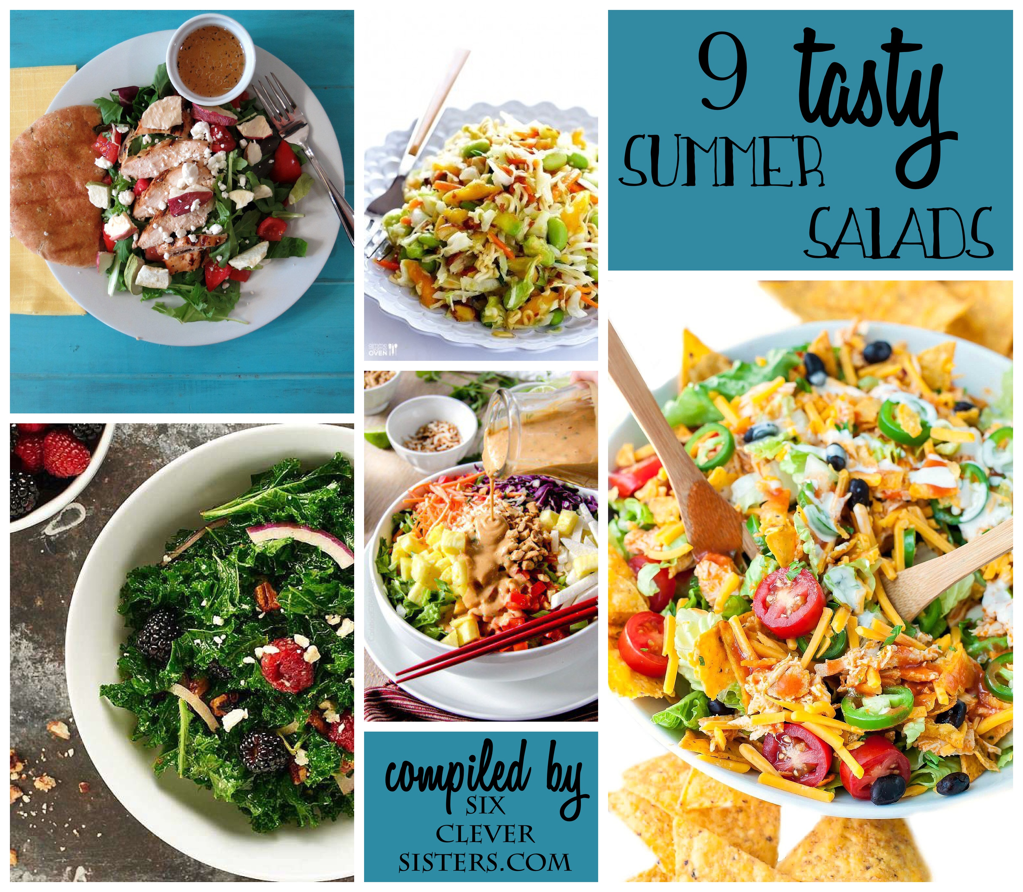 tasty summer salads recipes Six Clever Sisters healthy eating