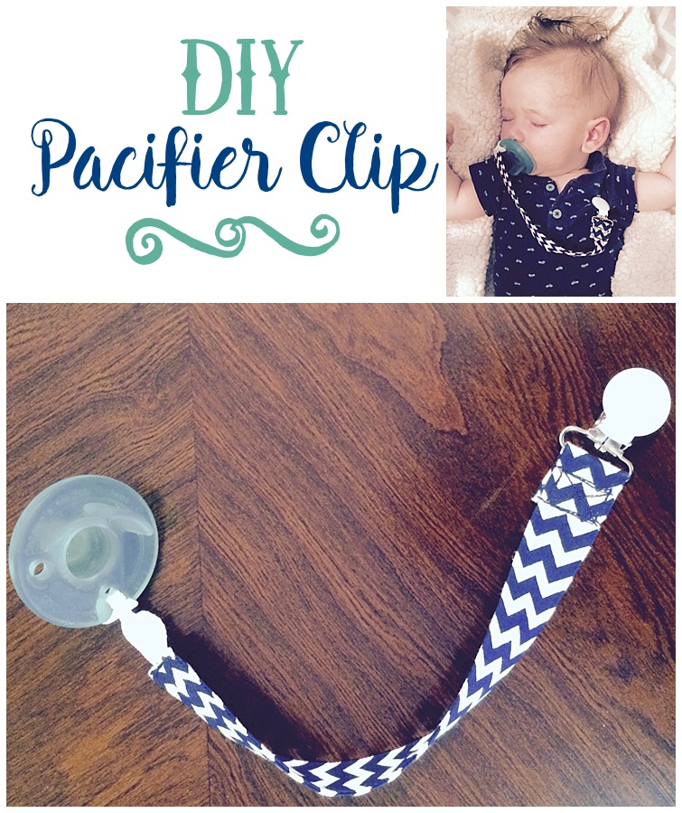 DIY Pacifier Clip