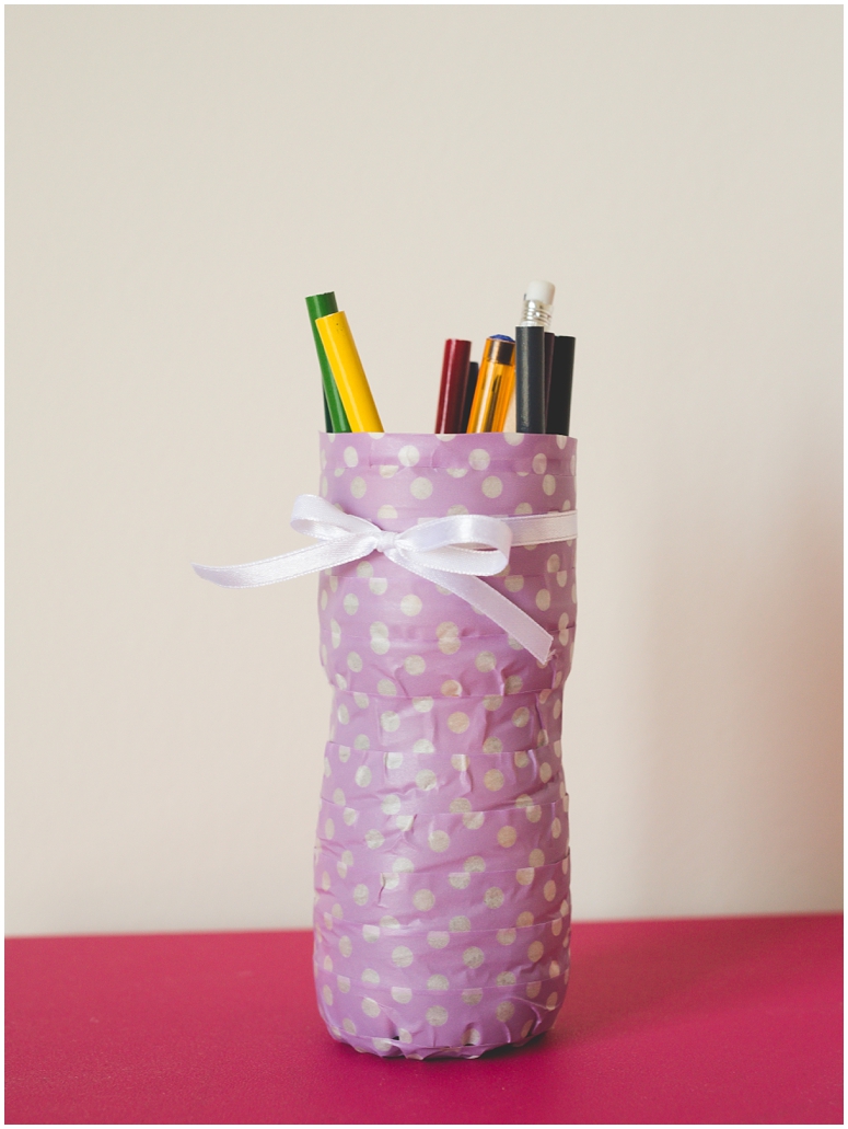 Washi Tape Pencil Holder