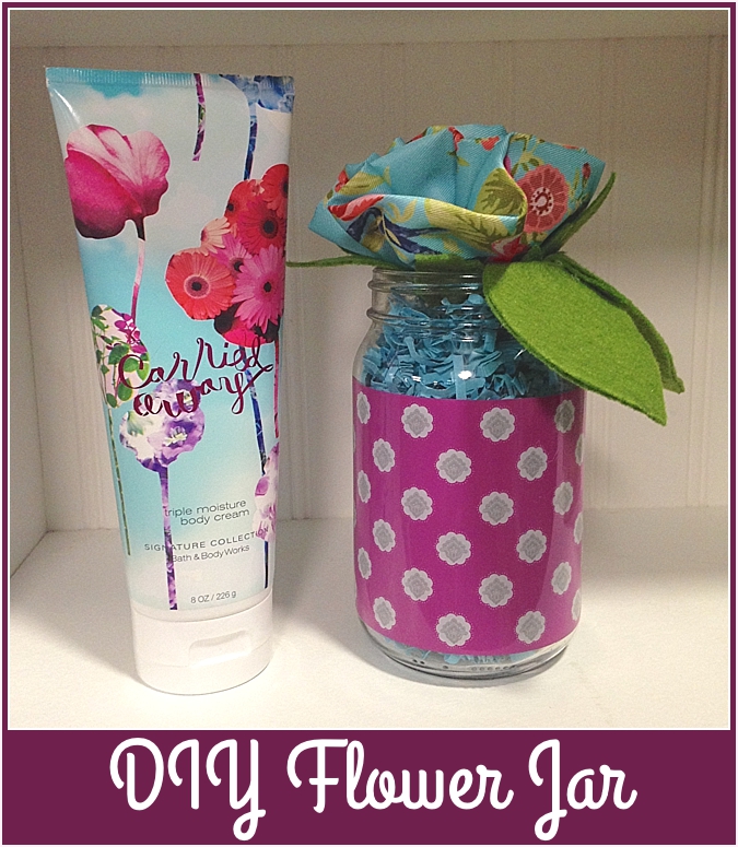 diy flower jar