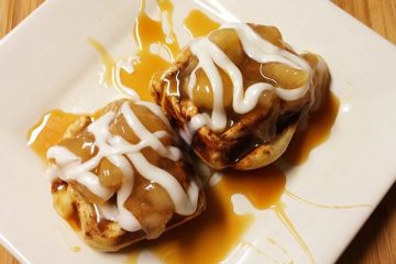 Caramel Apple Cinnamon Rolls