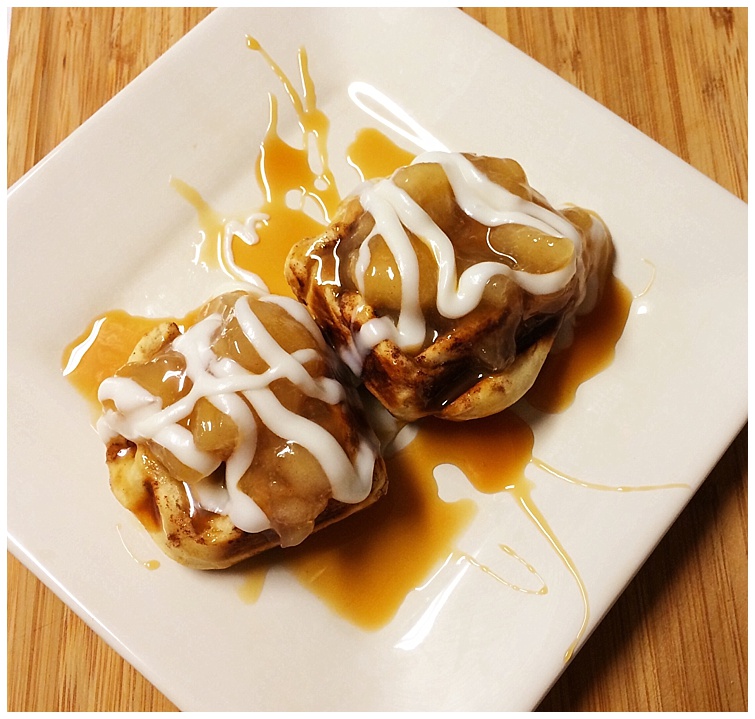 Caramel Apple Cinnamon Rolls