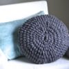 crochet puff pouf pillow free pattern