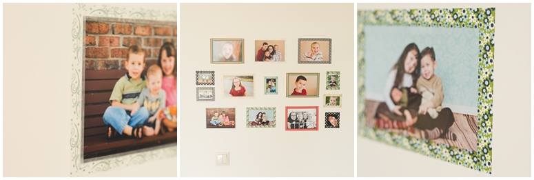 Washi Tape Wall Frames