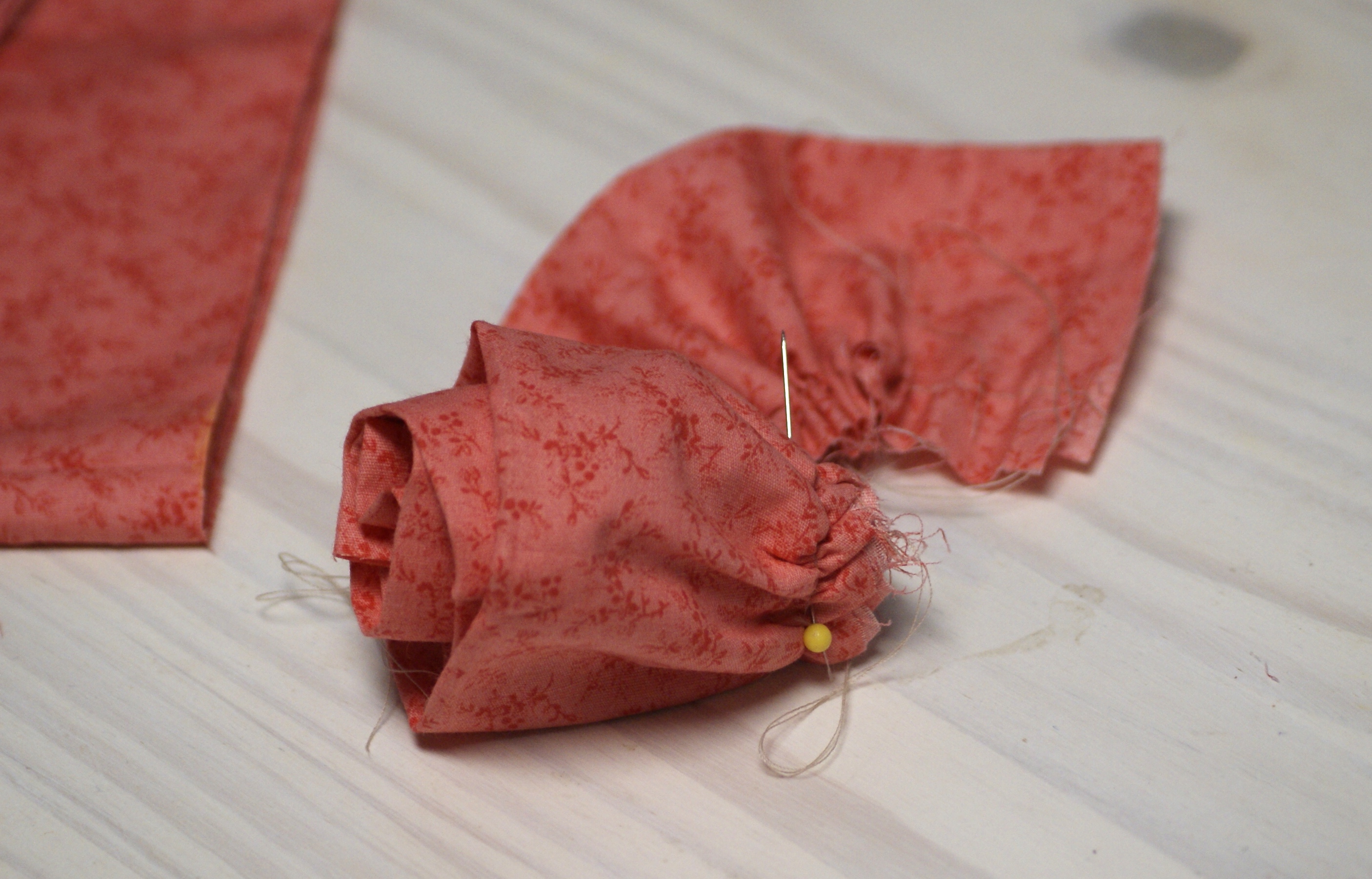 fabric flower tutorial