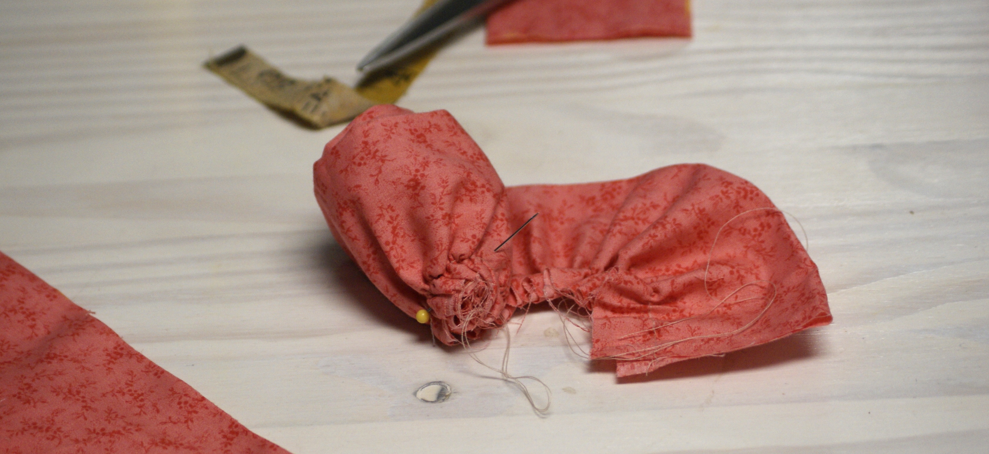 fabric flower tutorial