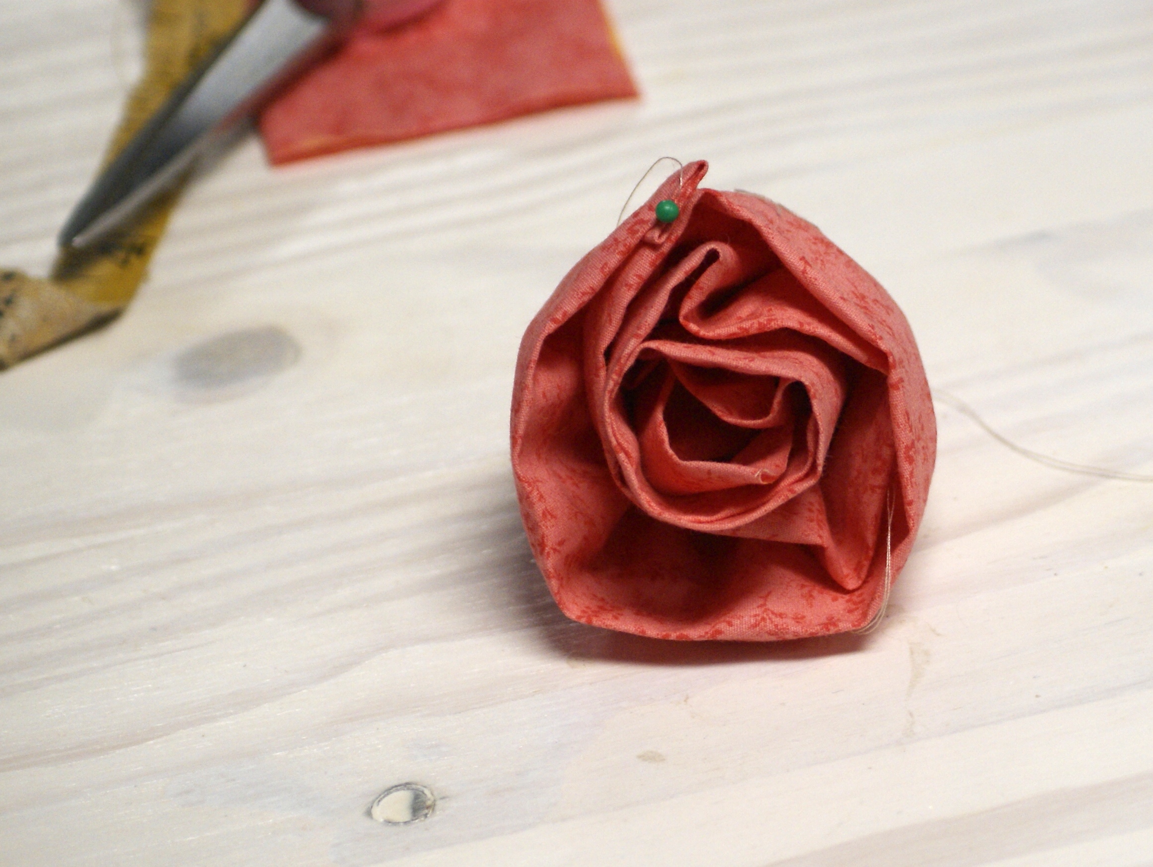 fabric flower tutorial