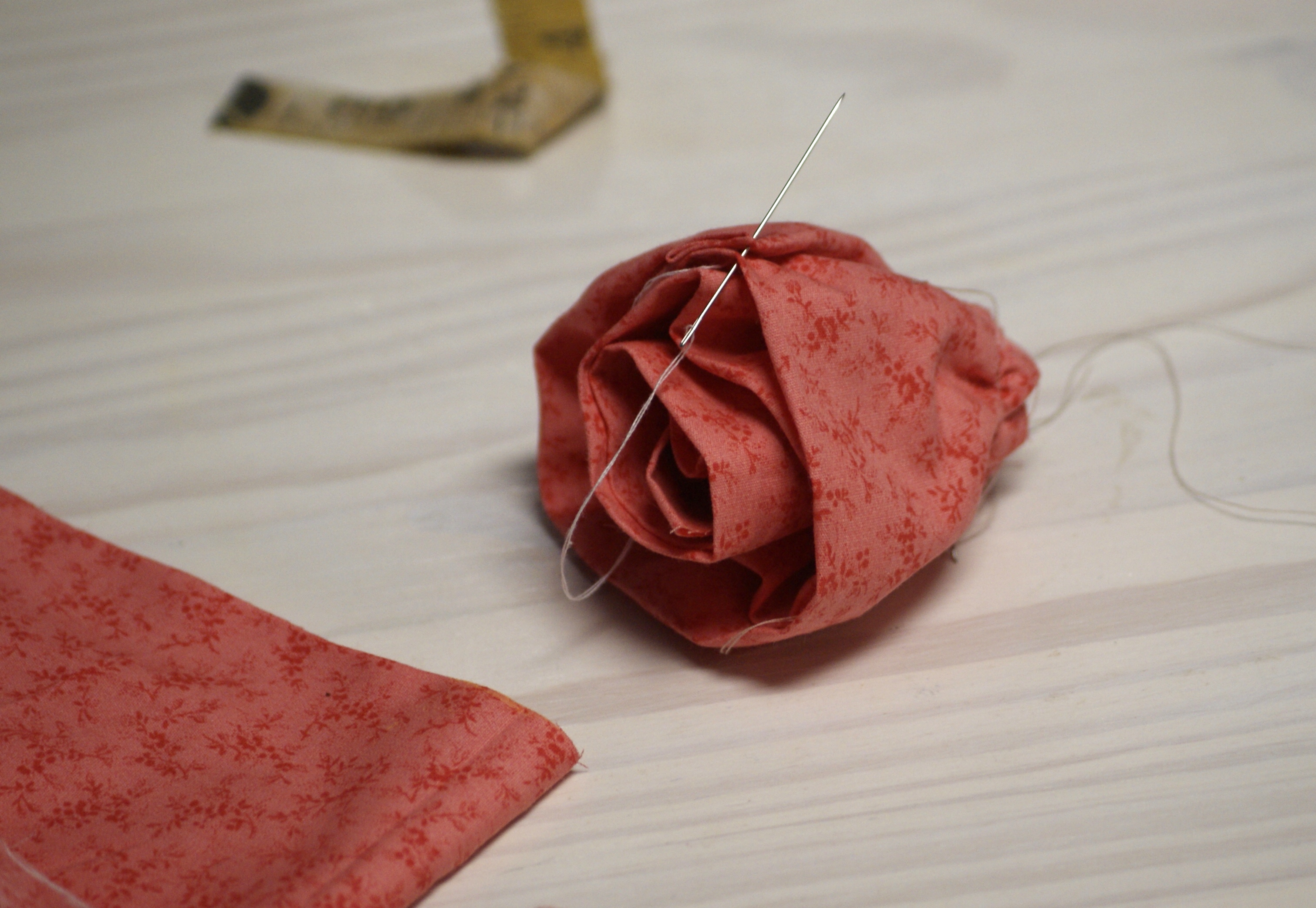 fabric flower tutorial