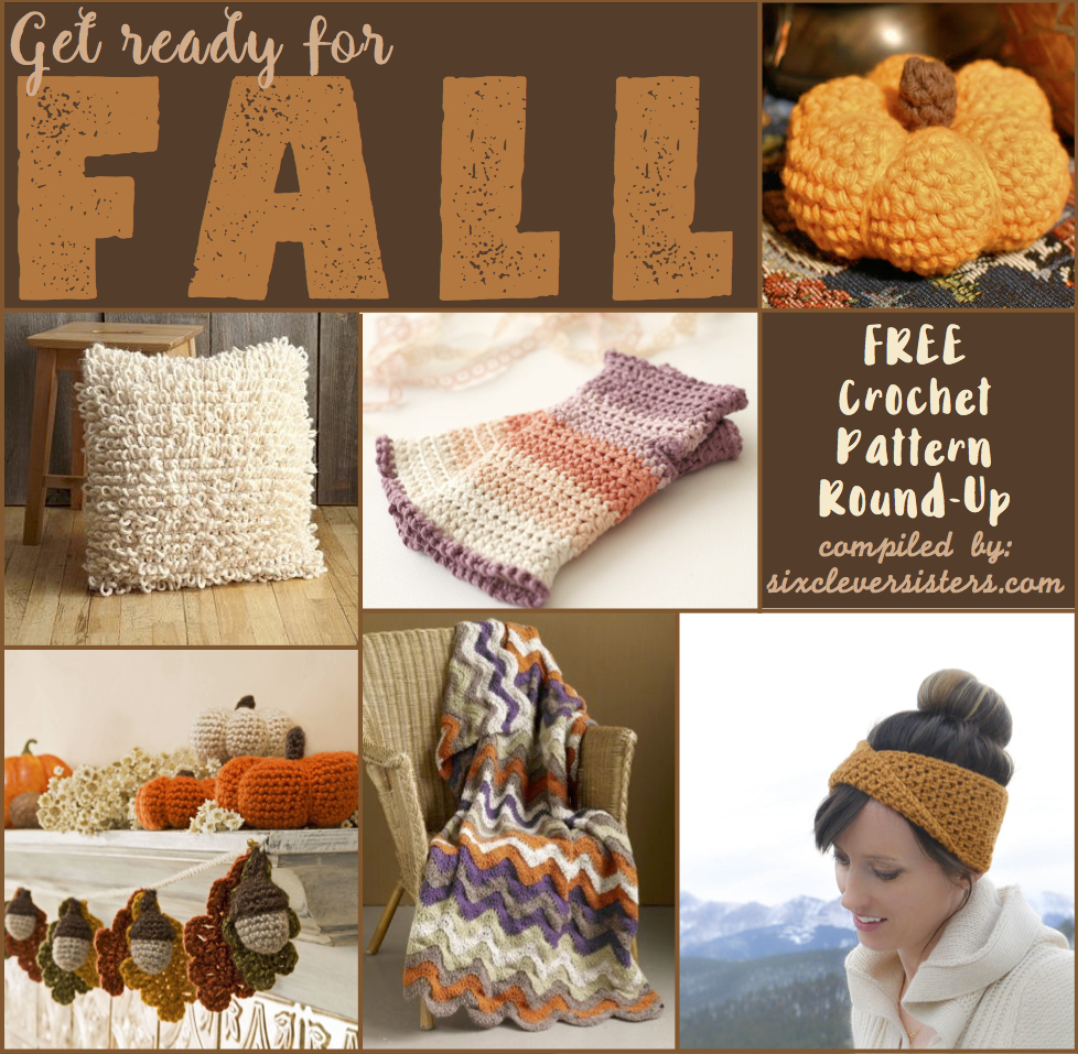 get ready for fall free crochet pattern round up