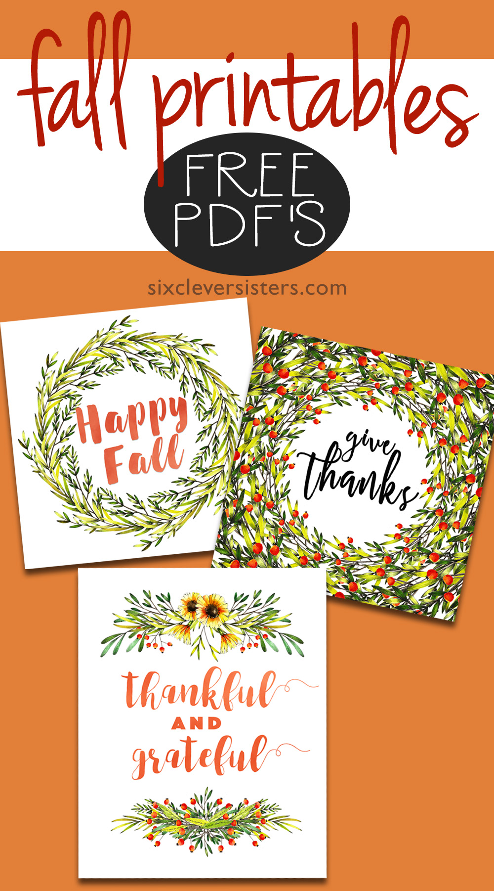 fall printables free | happy fall free printables | autumn free printables | fall decor free printables | fall printables decor | fall printables home decor | fall printables pdf | give thanks | happy fall | thankful and grateful