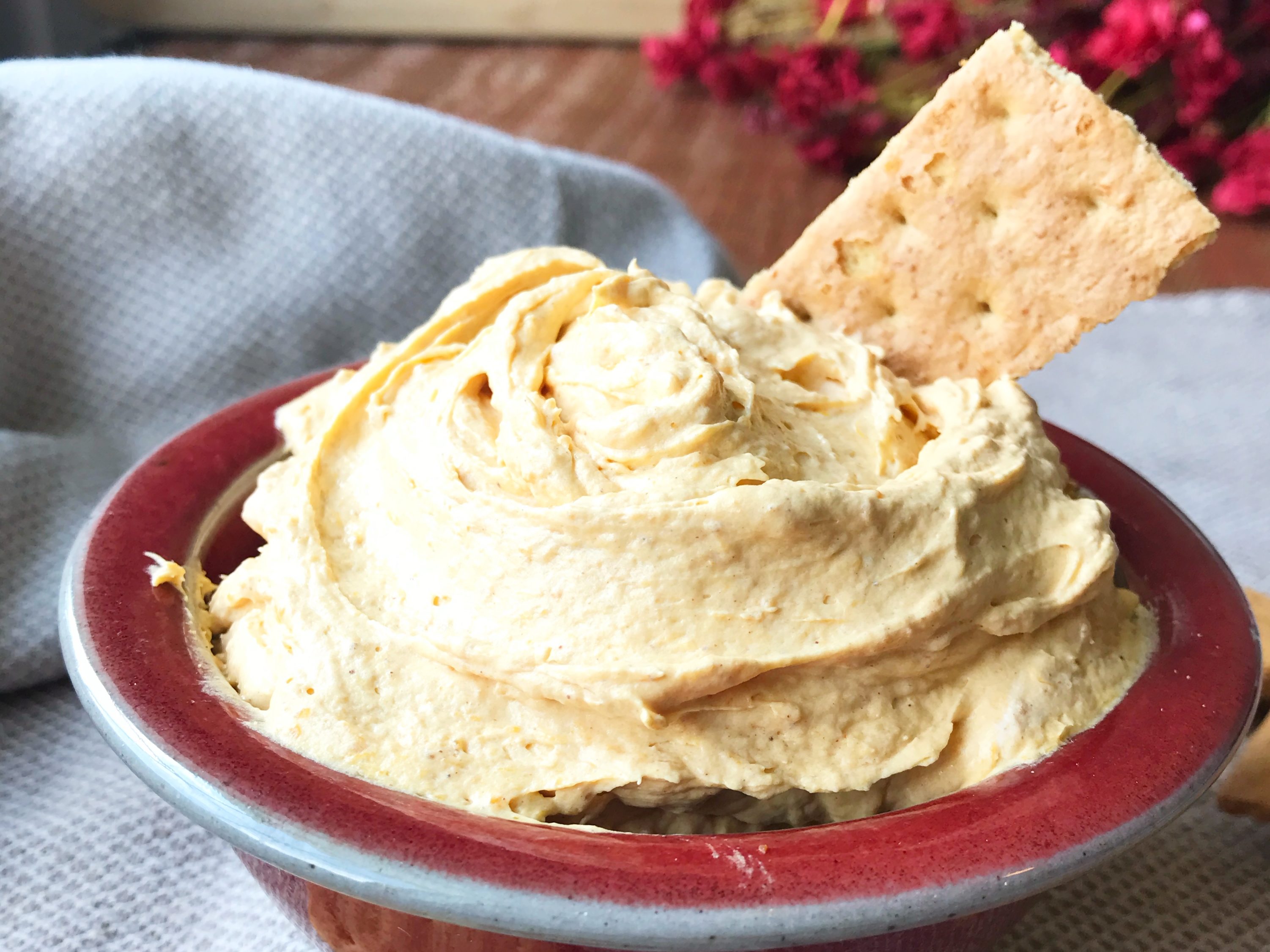 Pumpkin Mousse | Pumpkin Recipes | Pumpkin Desserts | Pumpkin | Fall 2018 | Pumpkin Decorating | Pumpkin Bread | Easy Snack | After School Snack | Pumpkin Dip | Holiday Recipe | Thanksgiving | Thanksgiving Recipes | Thanksgiving Appetizers | Thanksgiving Desserts | Simple pumpkin mouse, easy to whip up in no time, recipe on Six Clever Sisters!