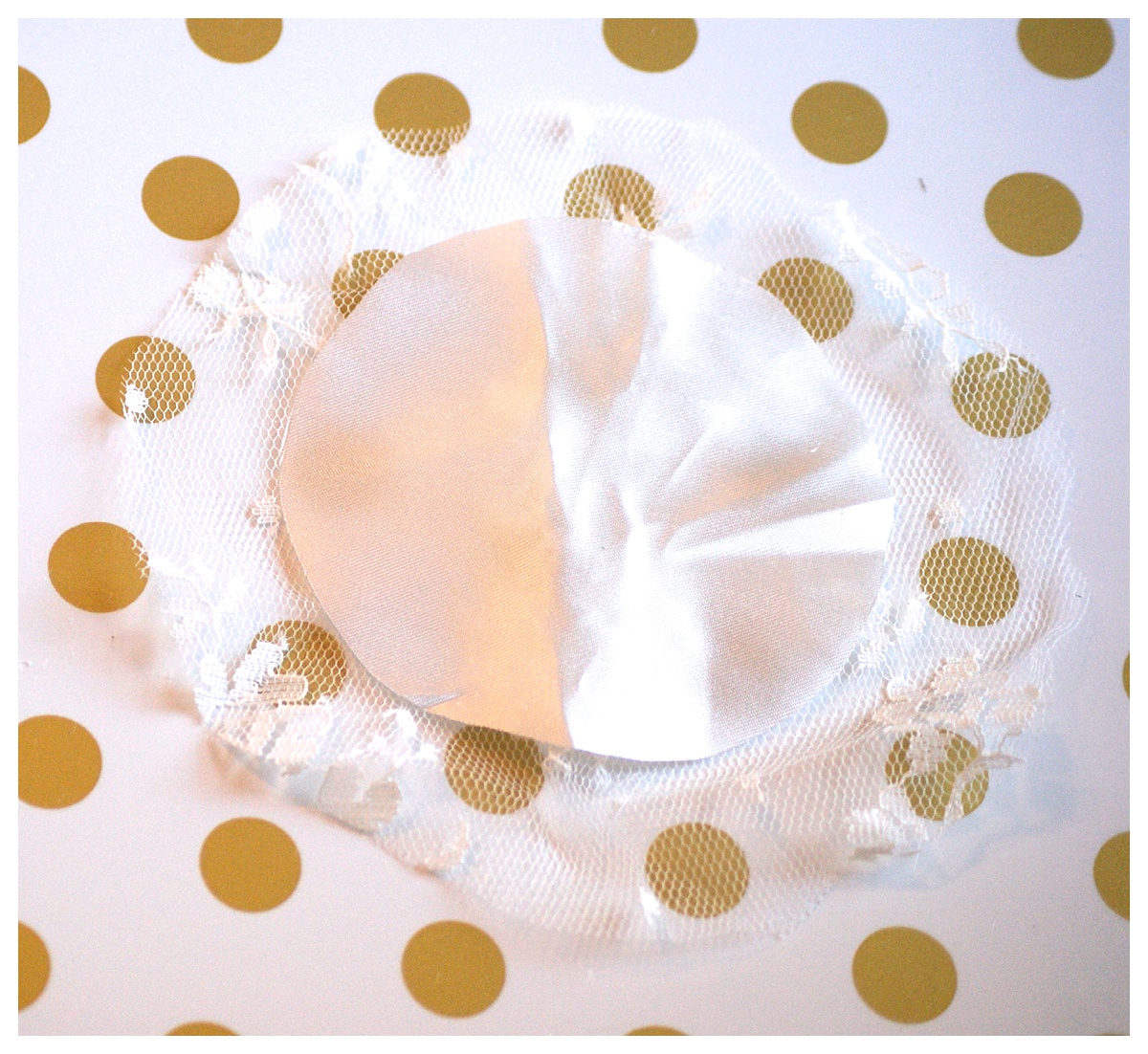 baby headband tutorial DIY easy rosette pearl
