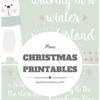 Free Christmas Printables #christmas #printables #free