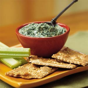 spinach parmesan dip healthy fall thanksgiving appetizer