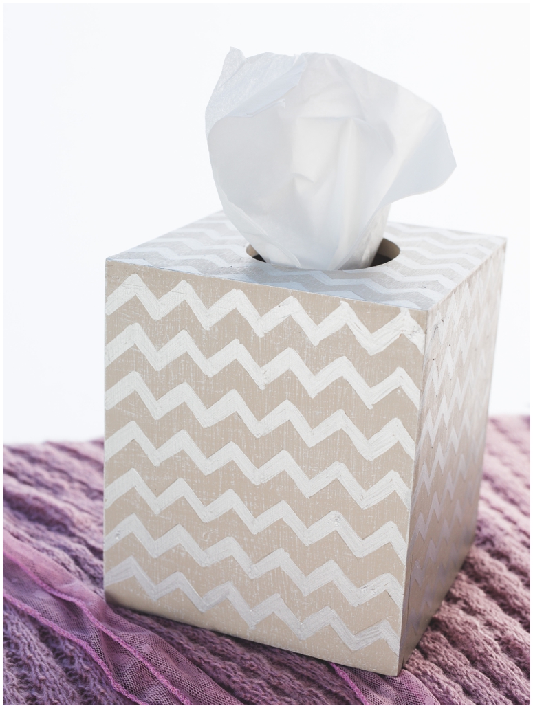 Easy DIY Tissue Box Cover #diy#tissuebox #gift #homedecor