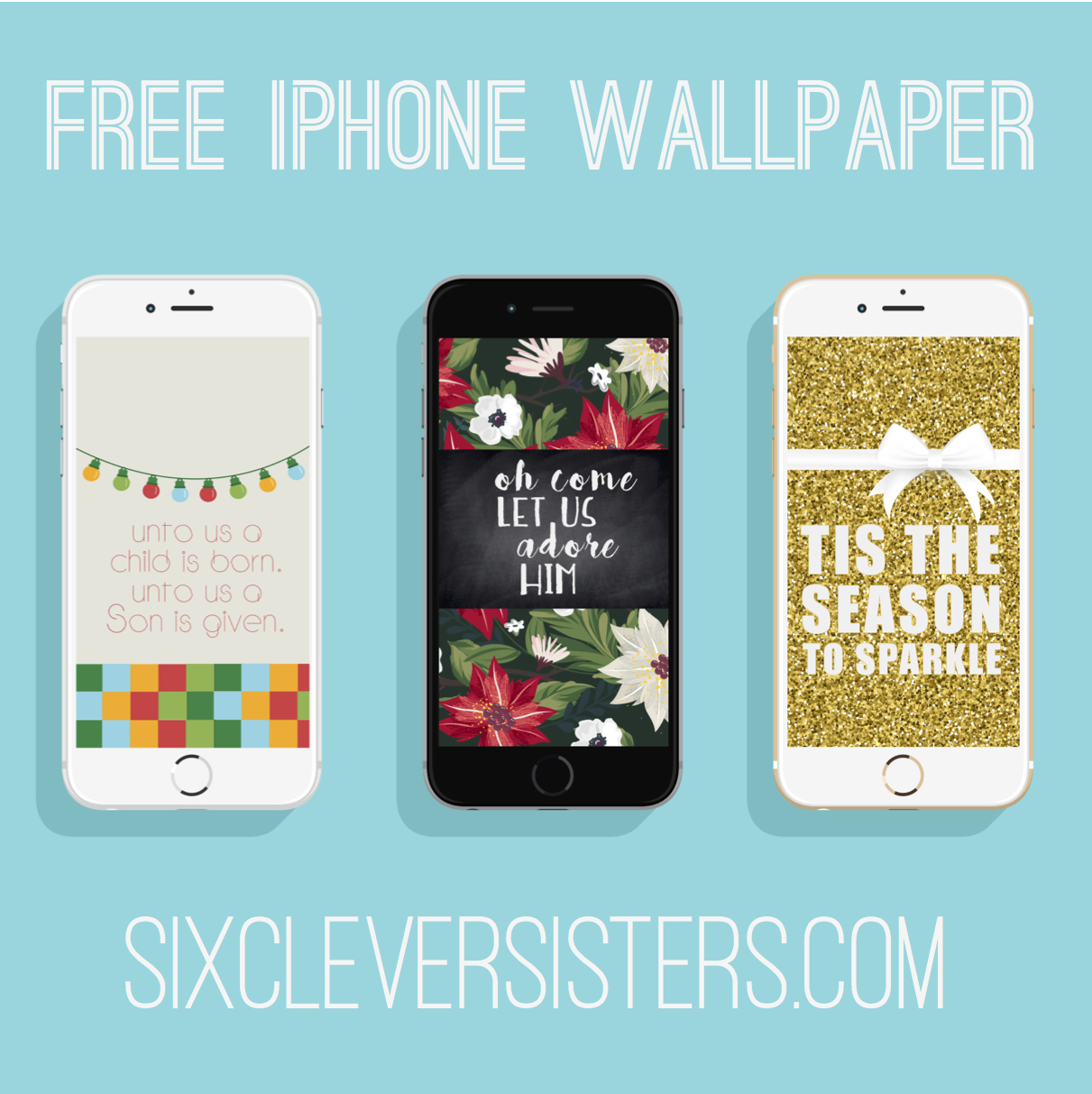 christmas iPhone wallpaper apple phone background screensaver free holiday