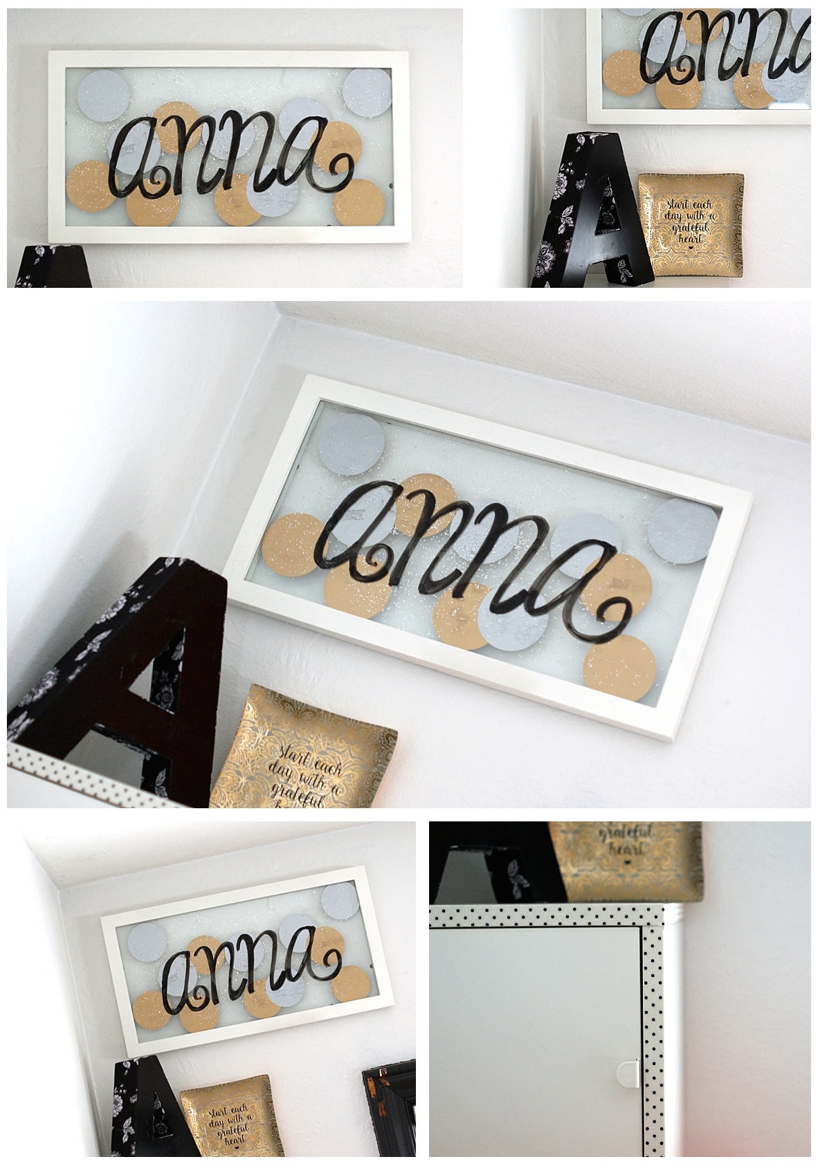 glitter gold dot home decor baby nursery decoration home diy sprinkle