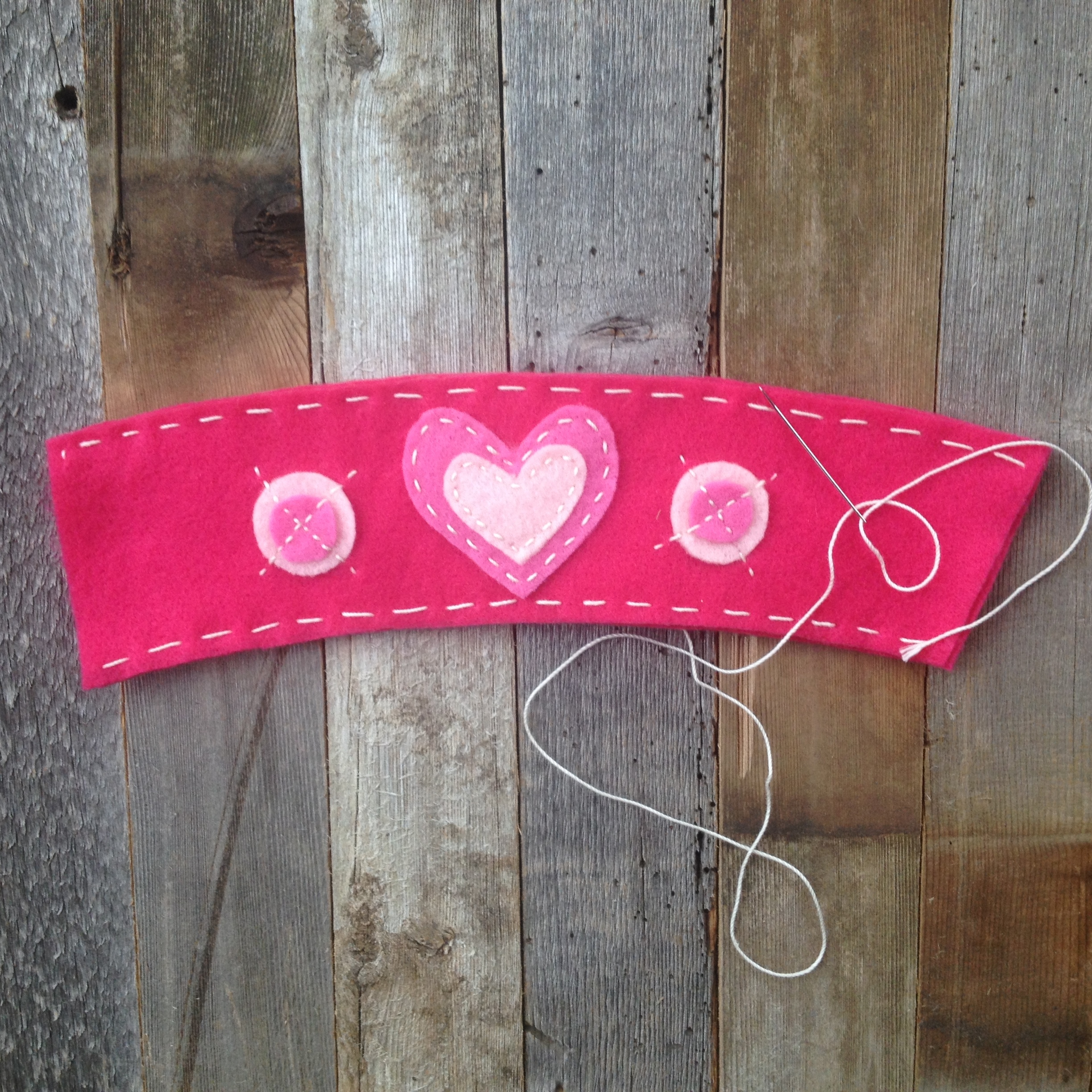 valentines day gift idea cup sleeve heart