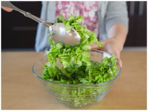 Storing lettuce | Storing Chopped Lettuce | Healthy Eating | In the fridge | This is how to store lettuce in your fridge for at least a week! Keep it cleaned and chopped so you can make a healthy lunch or dinner in no time at all!