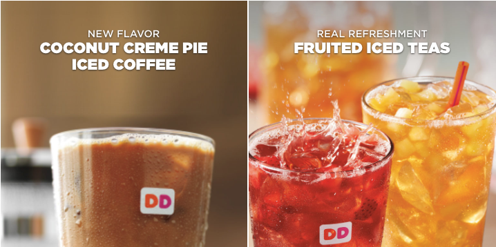 free drink Dunkin Donuts free food email sign up DD perks how to get free coffee tea