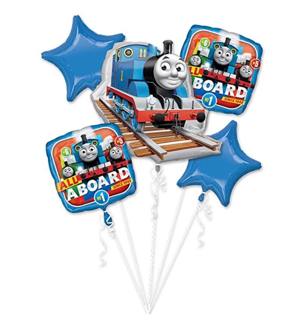 Thomas cupcake train | child birthday party | thomas the tank engine | cupcakes | birthday cake | thomas party | Make this adorable candy cupcake train for your little fella , instructions on Six Clever Sisters blog!