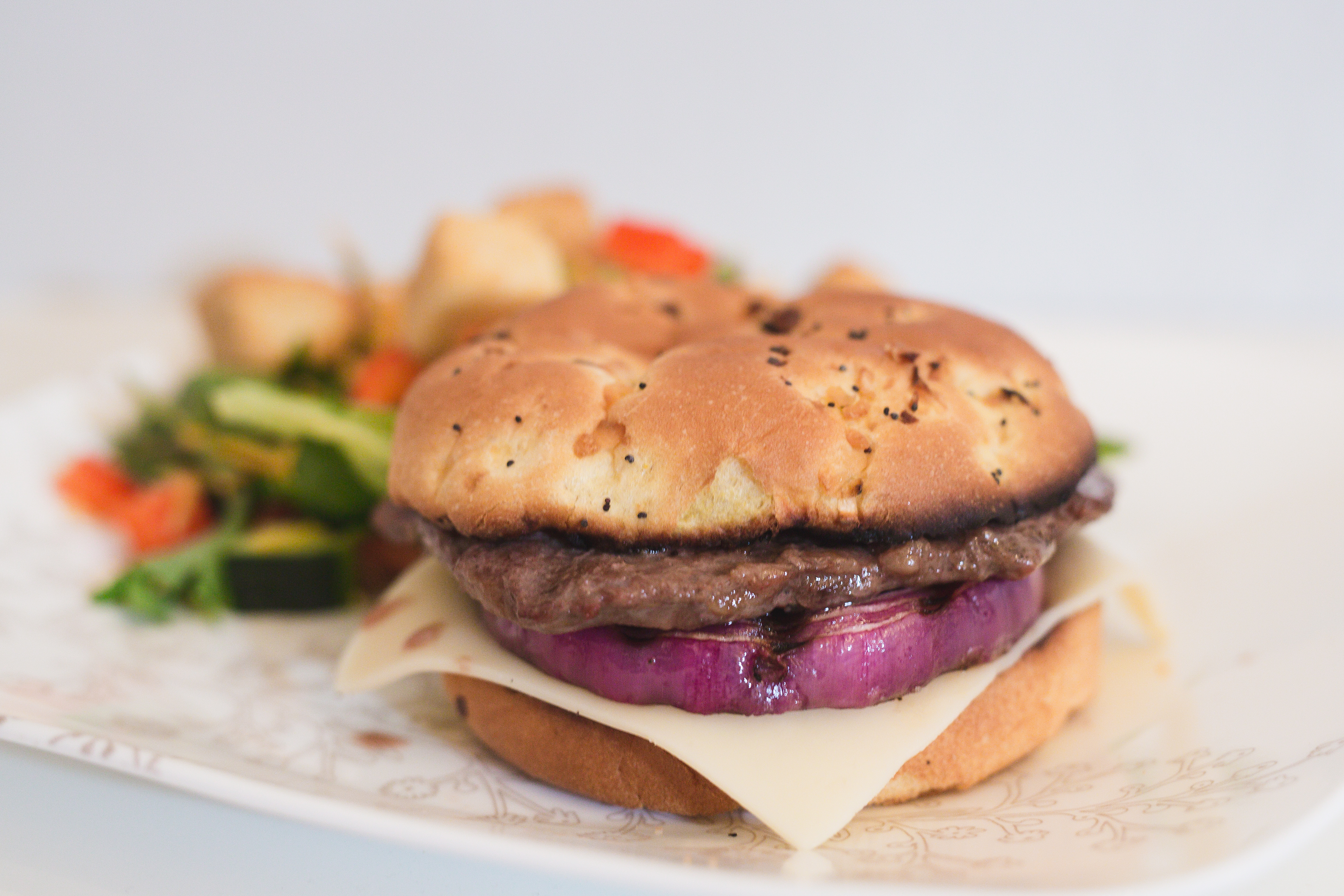 Rib Eye Sandwich | Grilled Rib Eye | Grilled Sandwich Ideas | Grilled Rib Eye Steak | Grilled Steak | Summer Party Food | Food Ideas | Get your grill fired up for the summer and make these delicious rib eye sandwiches for a summer backyard party! Find the recipe and tutorial at SixCleverSisters.com