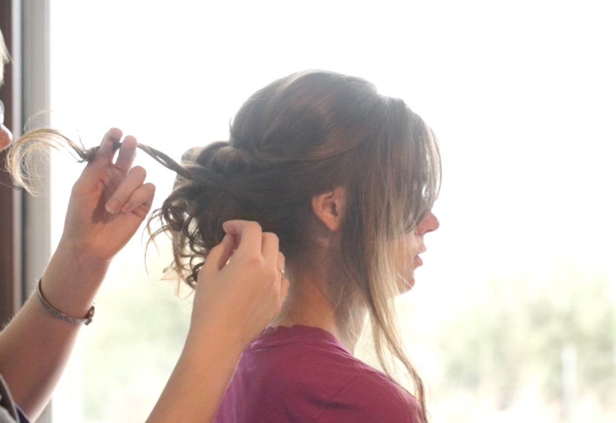 Hair Tutorial | Bridal Hair | Curly Updo | Curly Low Bun | Updo Tutorial | How to Updo | This video will show you how to style a beautiful curly low bun perfect for a wedding or any formal occasion!