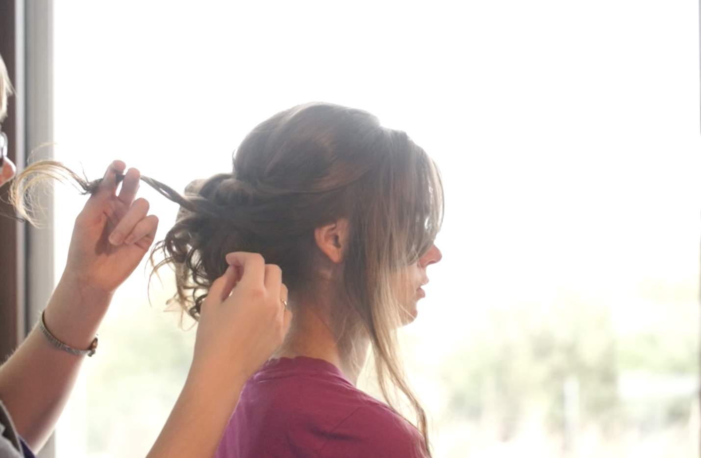 Hair Tutorial | Bridal Hair | Curly Updo | Curly Low Bun | Updo Tutorial | How to Updo | This video will show you how to style a beautiful curly low bun perfect for a wedding or any formal occasion!