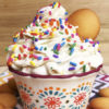 EASY BIRTHDAY CAKE BATTER DIP | Recipe | Party food | Birthday Cake | Funfetti | Sprinkles | Party | Birthday Party | Cake Batter | Funfetti Dip | This easy Birthday Cake Batter Dip is on the blog at sixcleversisters.com. Super simple, quick and YUMMY!