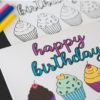 Free Printable | Free Birthday Card | Free Printable Coloring Card | Birthday Card | Happy Birthday Card | Birthday Coloring | Print out this Happy Birthday Card and wish someone a very special birthday!