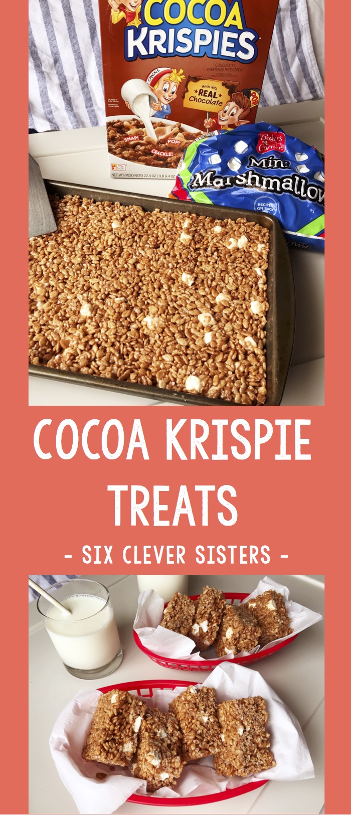 Cocoa Krispie Treat | Cereal Bar | Rice Krispie | Cocoa | Kid Treat | Summer Dessert | Marshmallow | Kid Fun | Summer Fun | Summer | Dessert | No Bake | No Bake Dessert | Fun Food