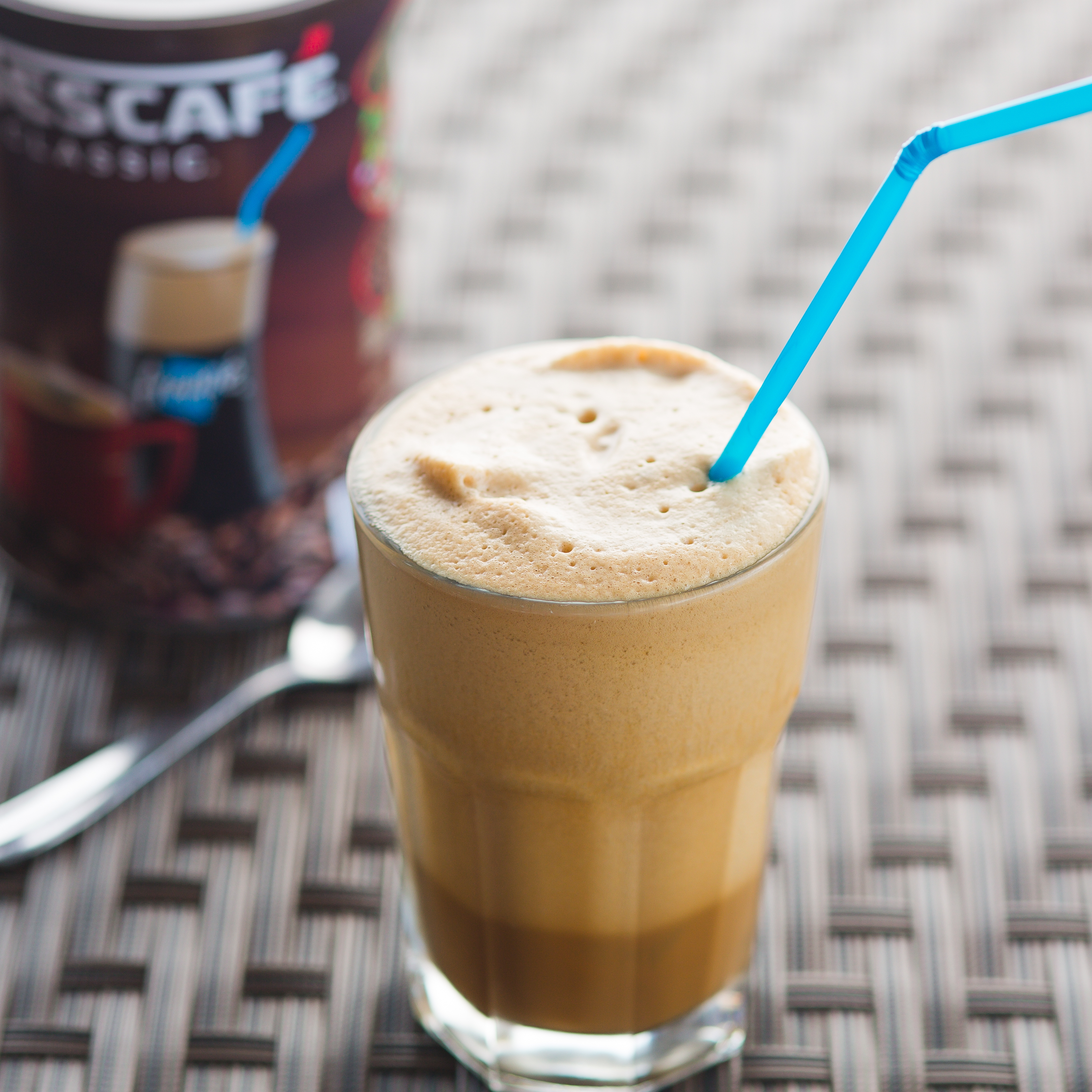 Greek frappe | how to make a Greek frappe | Greek food | Greek drinks | Greek recipes | traditional Greek food | Making a genuine Greek frappe is easier than you think! Step-by-step instructions with photos are on the Six Clever Sisters blog!