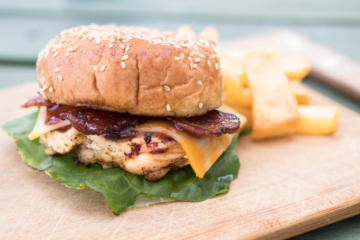 Chick Fil A Copycat Grilled Chicken Smokehouse BBQ Bacon Sandwich | Copycat Chick Fil A Chicken Recipes | Grilled Chicken Recipe | Brown Sugar Bacon | Summer Picnic Food | Labor Day Recipe | Grilled Food