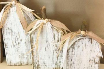 Chic-Rustic Pumpkin | Wood Pumpkin | Fall Decor | DIY Fall | Autumn | Fall Decor Ideas | DIY Pumpkin Decor | DIY Pumpkins | Shabby Chic | Farmhouse | Rustic | Home Decor | Home Decorating | Pumpkin Craft | Cream and Gold | Harvest | Wood | DIY Wood | Chic | Easy DIY Decor | Six Clever Sisters