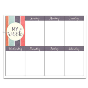 Free Download Goals Worksheet | Free Printable | Printable Worksheet | Goals Worksheet | Goals Printable | Download our free printable goals worksheet each month on the Six Clever Sisters blog!