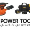 Home Makeover | DIY Home | Power Tool | How-to Renovate | Home Renovation | Here is a list of 6 power tools you absolutely need to renovate your home! SixCleverSisters.com