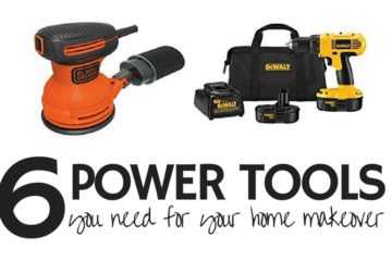 Home Makeover | DIY Home | Power Tool | How-to Renovate | Home Renovation | Here is a list of 6 power tools you absolutely need to renovate your home! SixCleverSisters.com