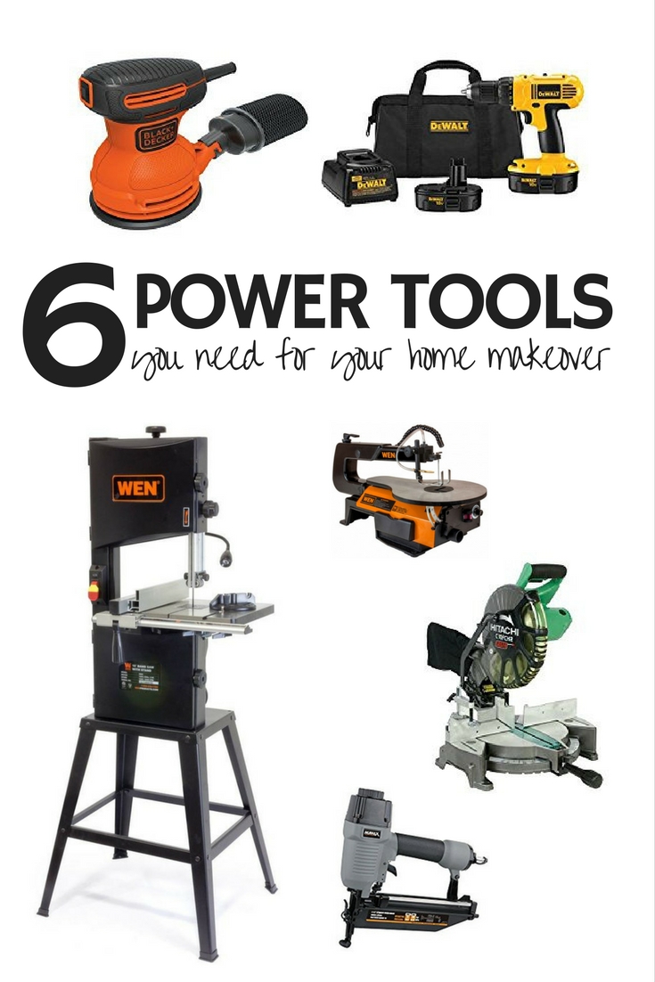 Home Makeover | DIY Home | Power Tool | How-to Renovate | Home Renovation | Here is a list of 6 power tools you absolutely need to renovate your home! SixCleverSisters.com