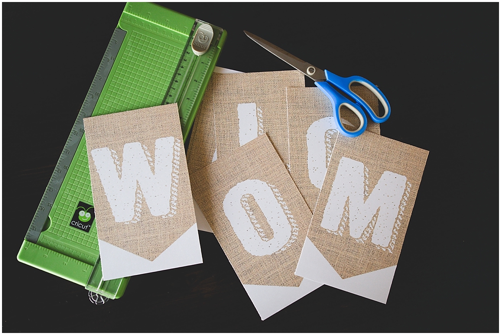 Printable Burlap Banner | Burlap Banner Printable | Printable Burlap Letters | Burlap Banner | Printable Burlap | Burlap Banner DIY | Burlap Banner Letters | Free download for this printable burlap banner is on the Six Clever Sisters blog!