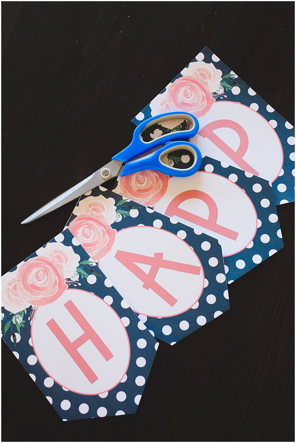 Free Printable Birthday Banner | Birthday Banner Letters | Happy Birthday | DIY Banner | Free Printable | Printable Alphabet | Alphabet Banner Free Printable | Download this printable birthday banner (+ entire alphabet!) to DIY a banner for your next event! {On the Six Clever Sisters blog}